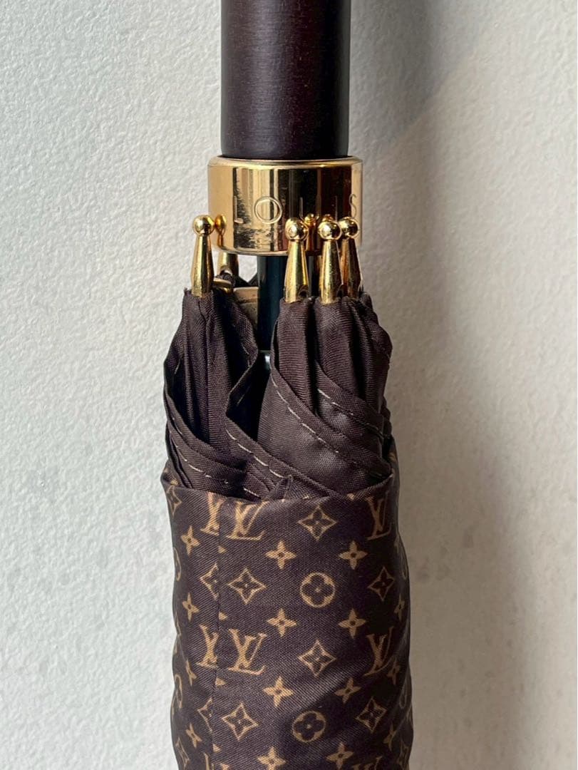 【試し使いのみ】LOUIS VUITTONモノグラム パラプルュイ ジブレ 傘