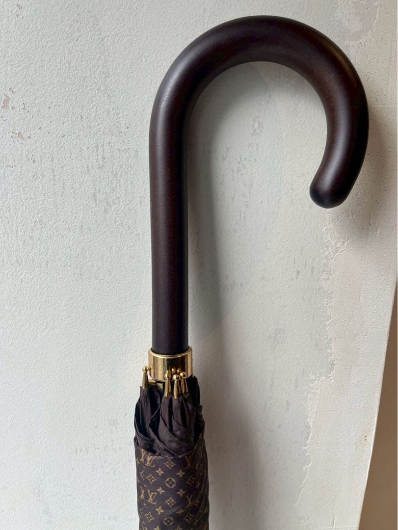 【試し使いのみ】LOUIS VUITTONモノグラム パラプルュイ ジブレ 傘