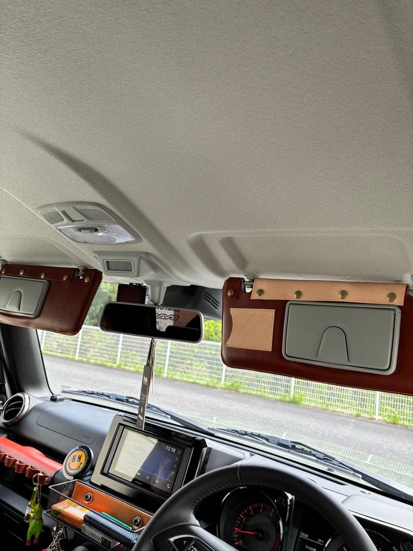 ジムニー jb64 シエラ jb74 ノマドjc74 レザー グッズ セット 黒