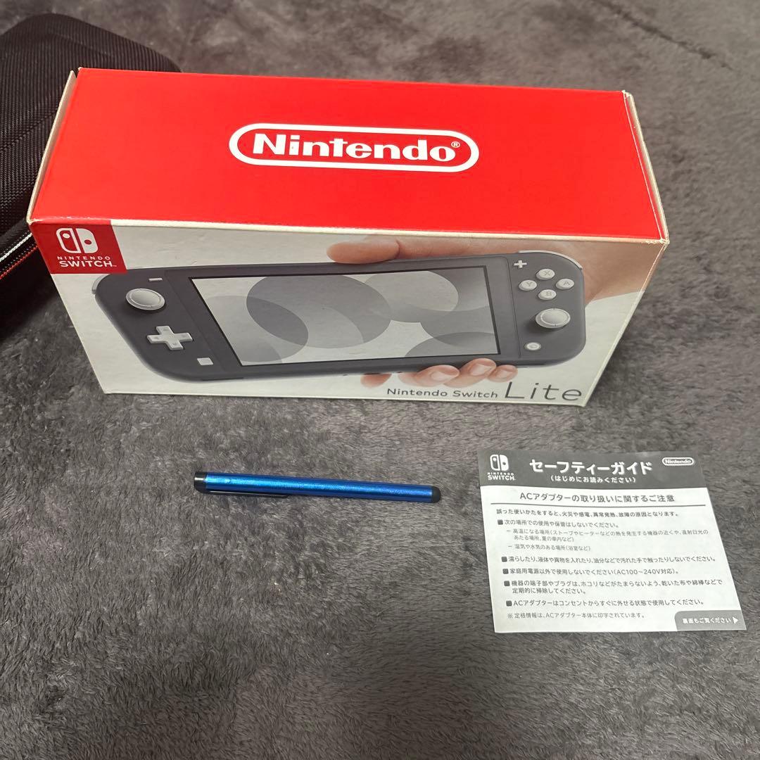 Nintendo Switch Lite グレー 本体＆ケース付き