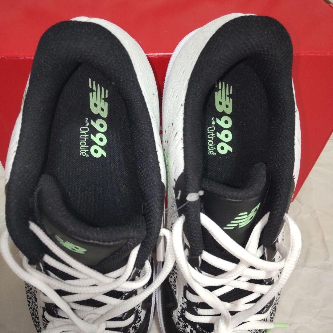 【新品未使用】NBテニスシューズオムニ・クレー 25.5 (交換インソール付)