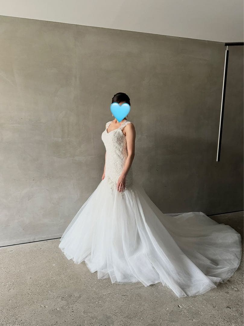 ぷりんさん専用⚫︎マーメイドウェディングドレス⚫︎セミオーダー⚫︎ヘアアクセ付