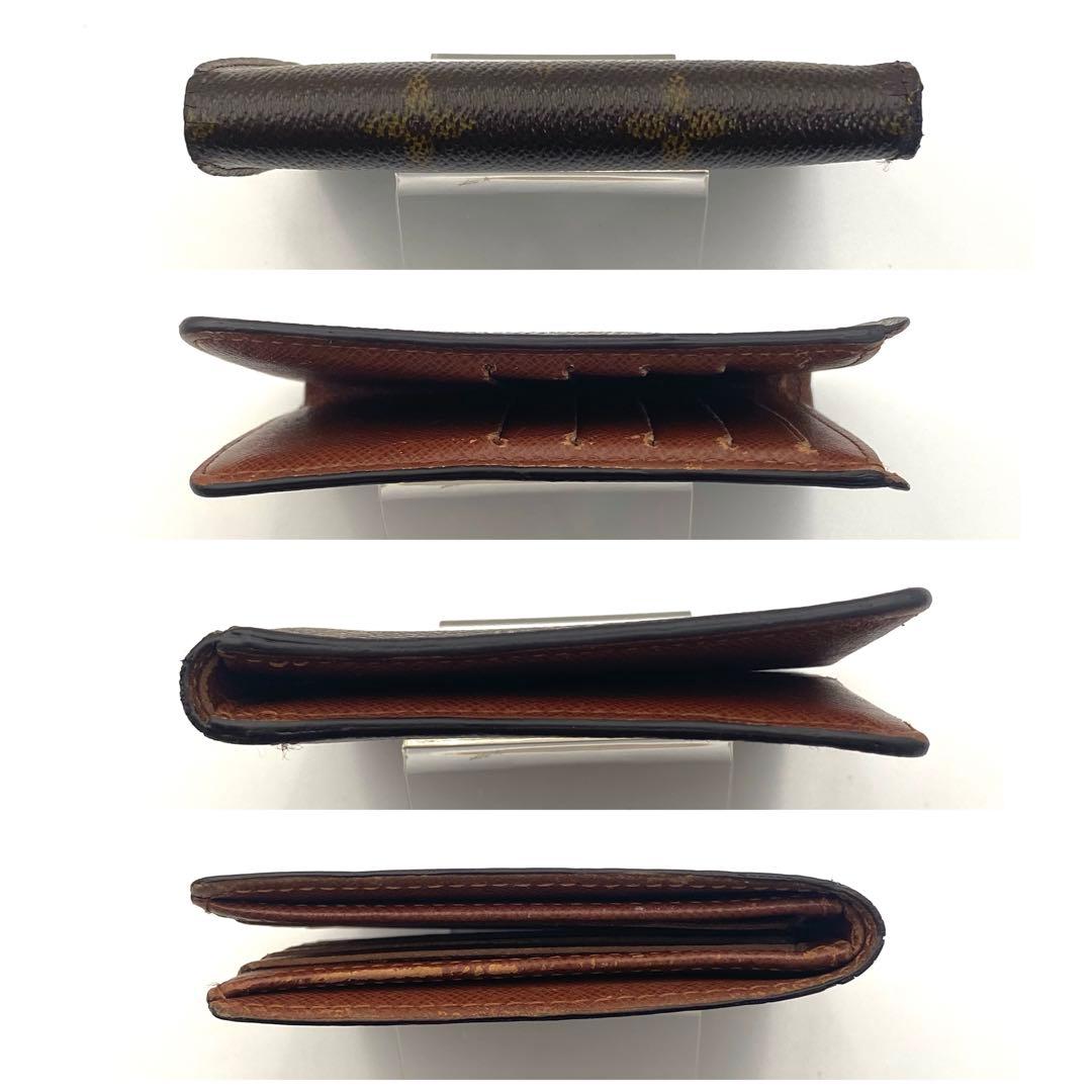 ルイヴィトン モノグラム ポルトビエ 10 カルトクレディ 二つ折り カード入れ