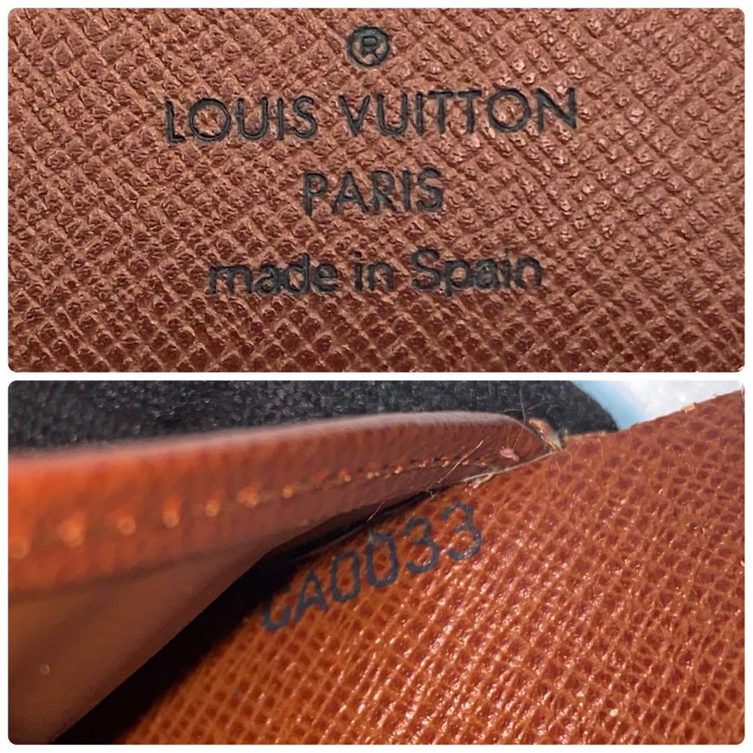 ルイヴィトン モノグラム ポルトビエ 10 カルトクレディ 二つ折り カード入れ