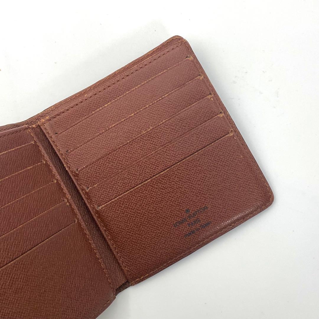 ルイヴィトン モノグラム ポルトビエ 10 カルトクレディ 二つ折り カード入れ