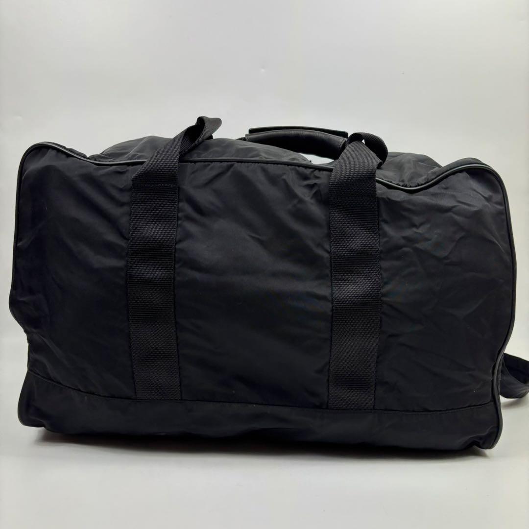 PRADA ボストンバッグ 2way ブラック 三角ロゴ テスートナイロン