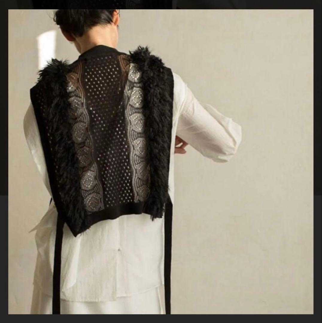 LEINWANDE ミックスフリンジクロップトップ