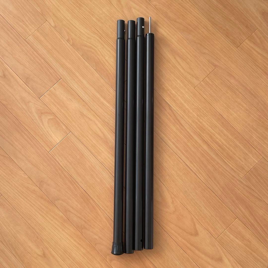 廃盤 peak ウイングポールブラック 280cm
