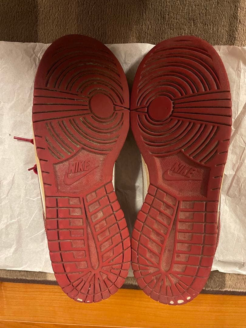 ナイキ ダンク エナメル レッド/ホワイト