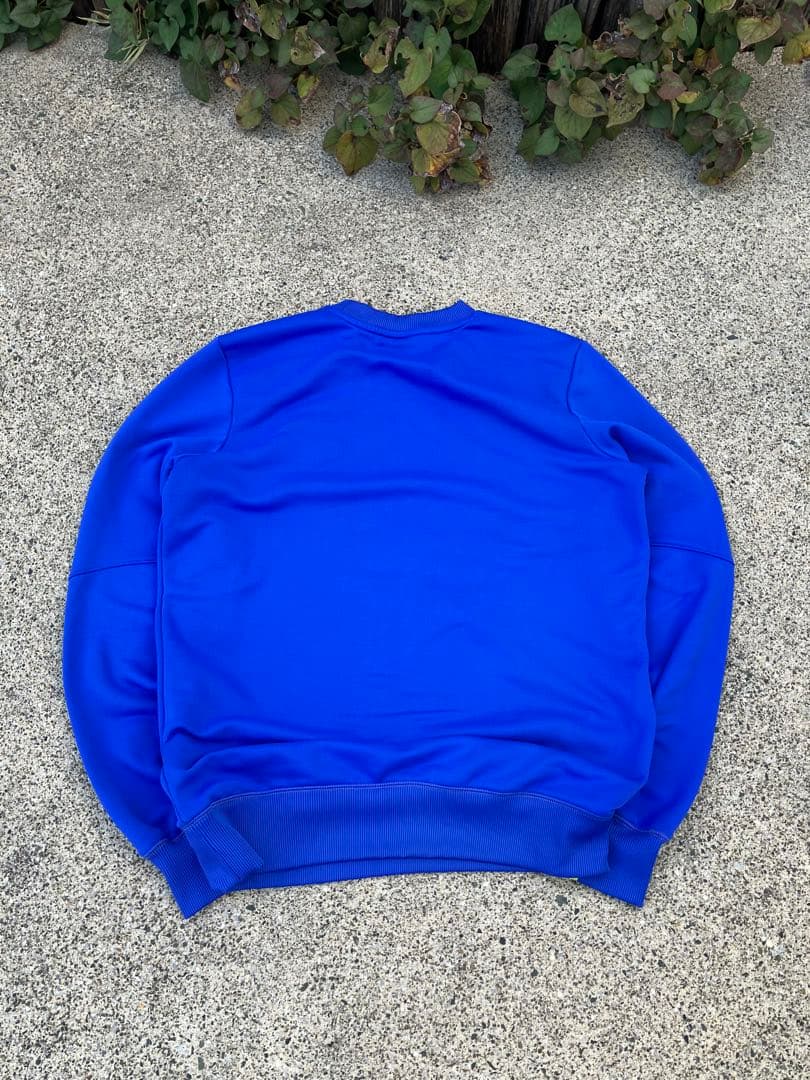 【希少デザイン】アンブロxエバートンFC スウェットシャツ　デカロゴ　L