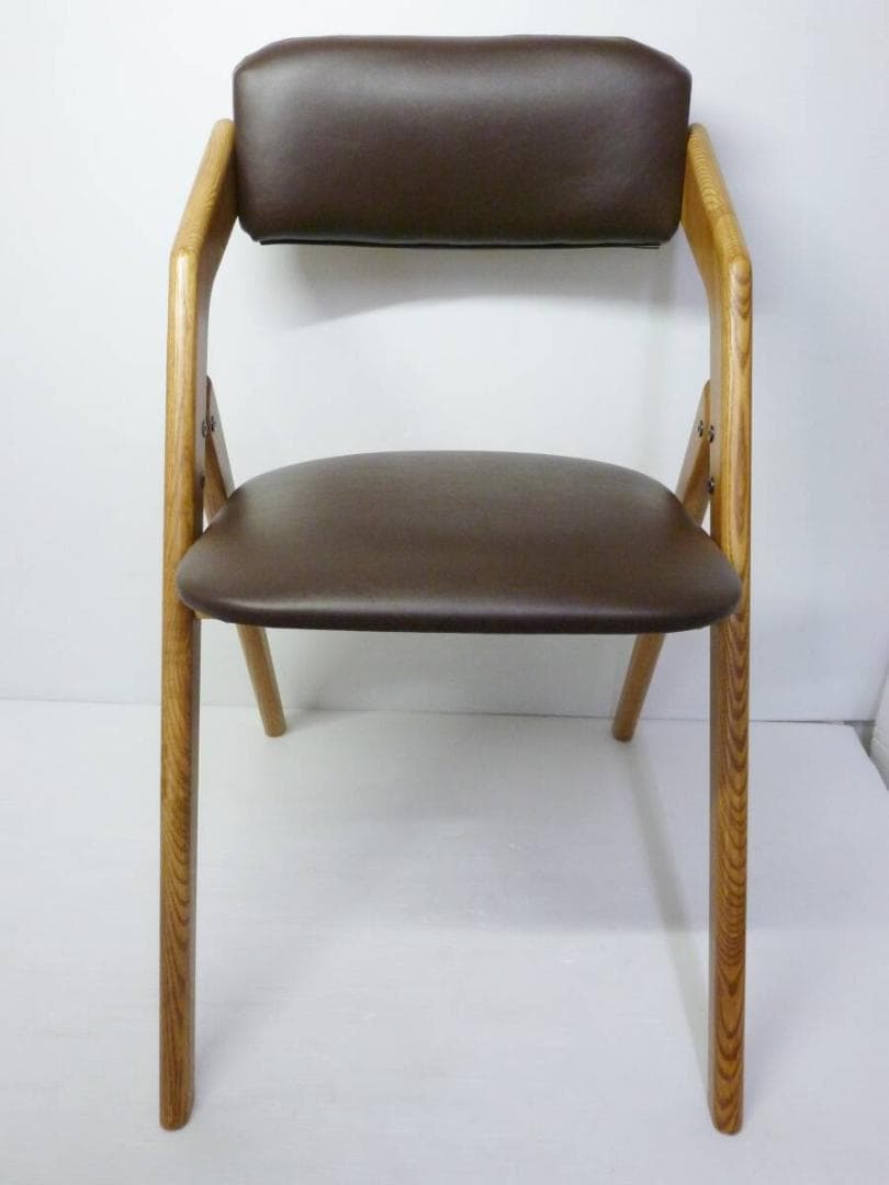 ICHIBA 折りたたみ式ダイニングチェアー バトラー ブラウン CH-3646