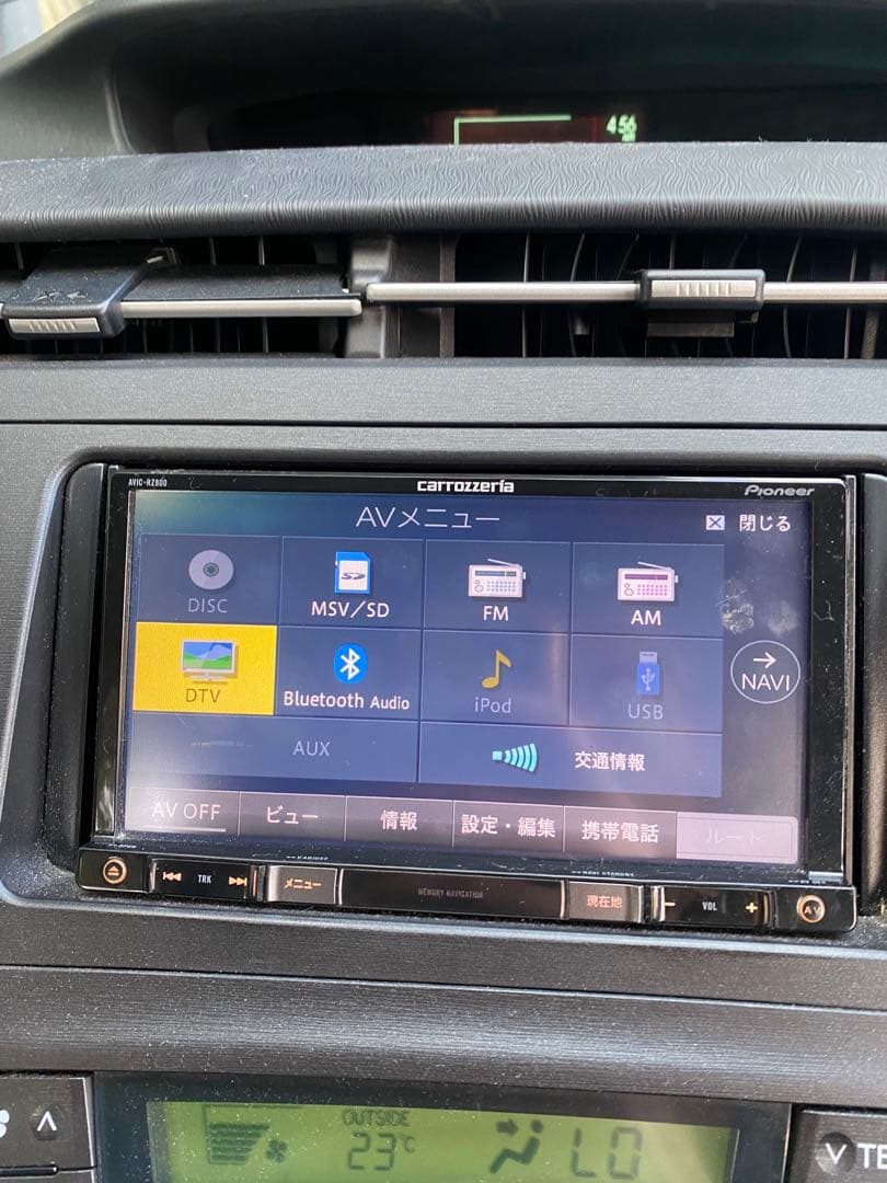 パイオニア AVIC-RZ800-D ナビ 地図データ 2016年 配線付き