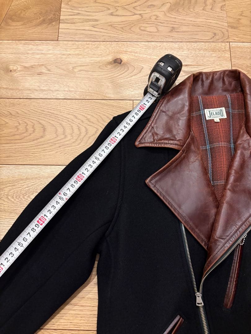 希少　ジェラード jelado ウール×レザー　スポーツジャケット