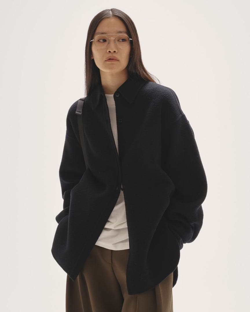 ジャケット・アウター todayful Wool Shirts Jacket /Black38