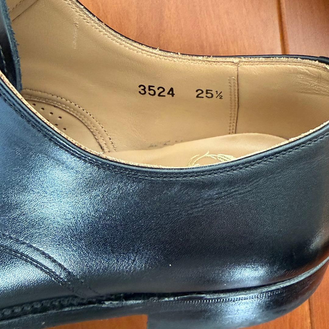 SCOTCH GRAIN スコッチグレイン 25.5 ブラック 3524 箱付き