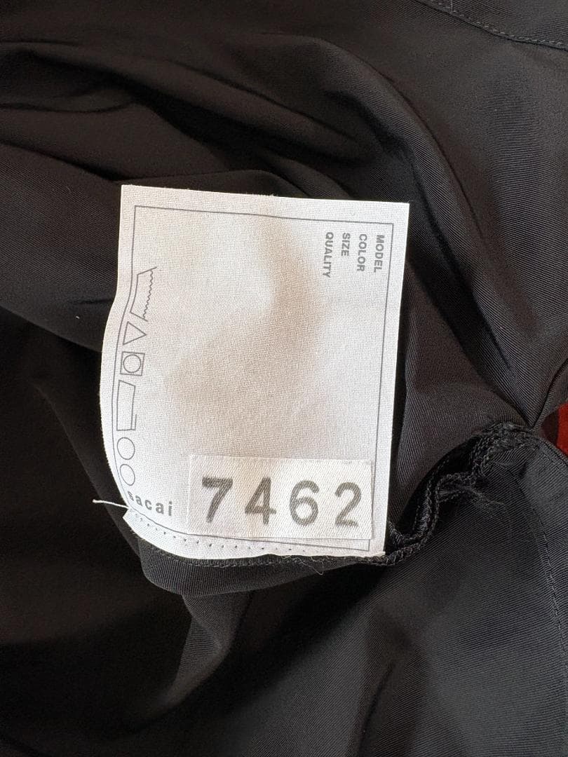 新品未使用　sacai　ダウンスカート ショート丈　サンプル