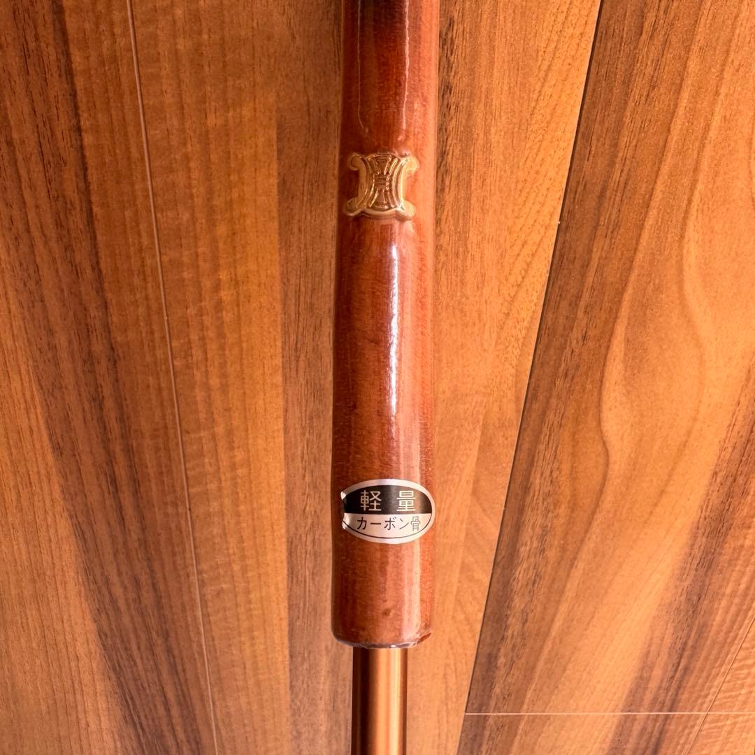 美品CELINEセリーヌロゴ長傘