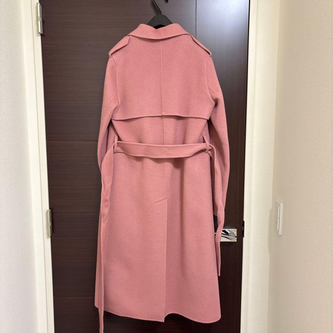 Theory ピンク ロングコート S