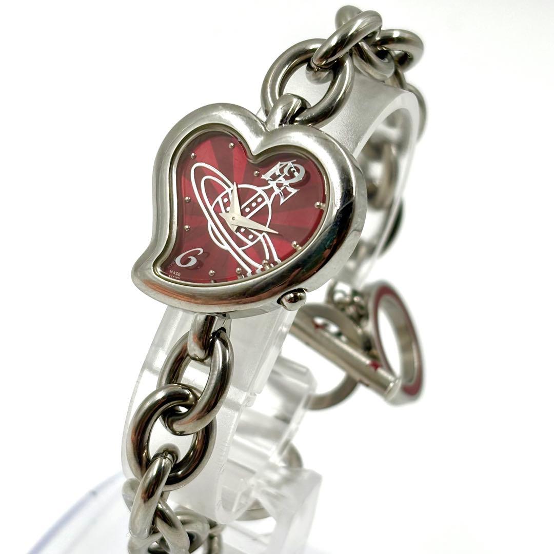 【レア】 ヴィヴィアンウエストウッド ディアマンテ ハート バングル 腕時計