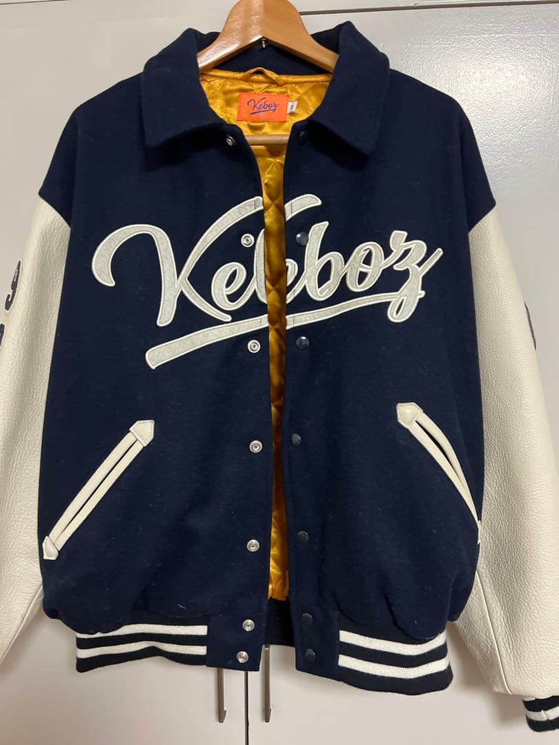 Keboz スタジャン ネイビー