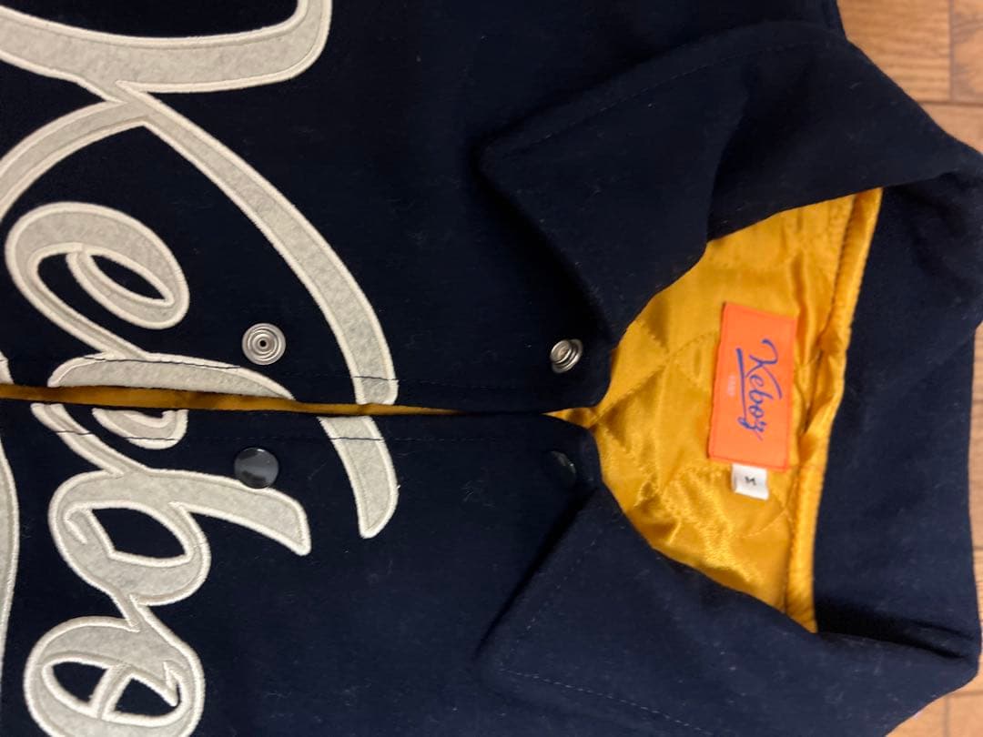 Keboz スタジャン ネイビー