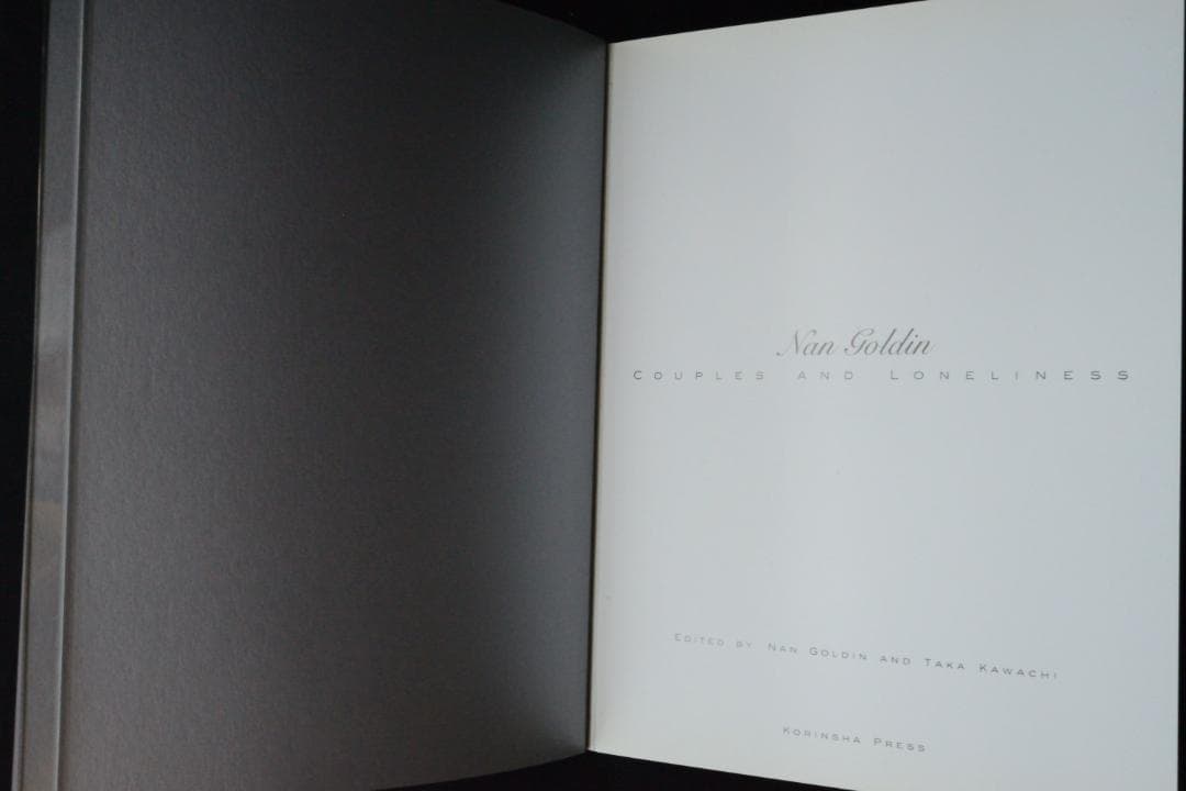 【Nan Goldin：Couples and Loneliness】★新品同様