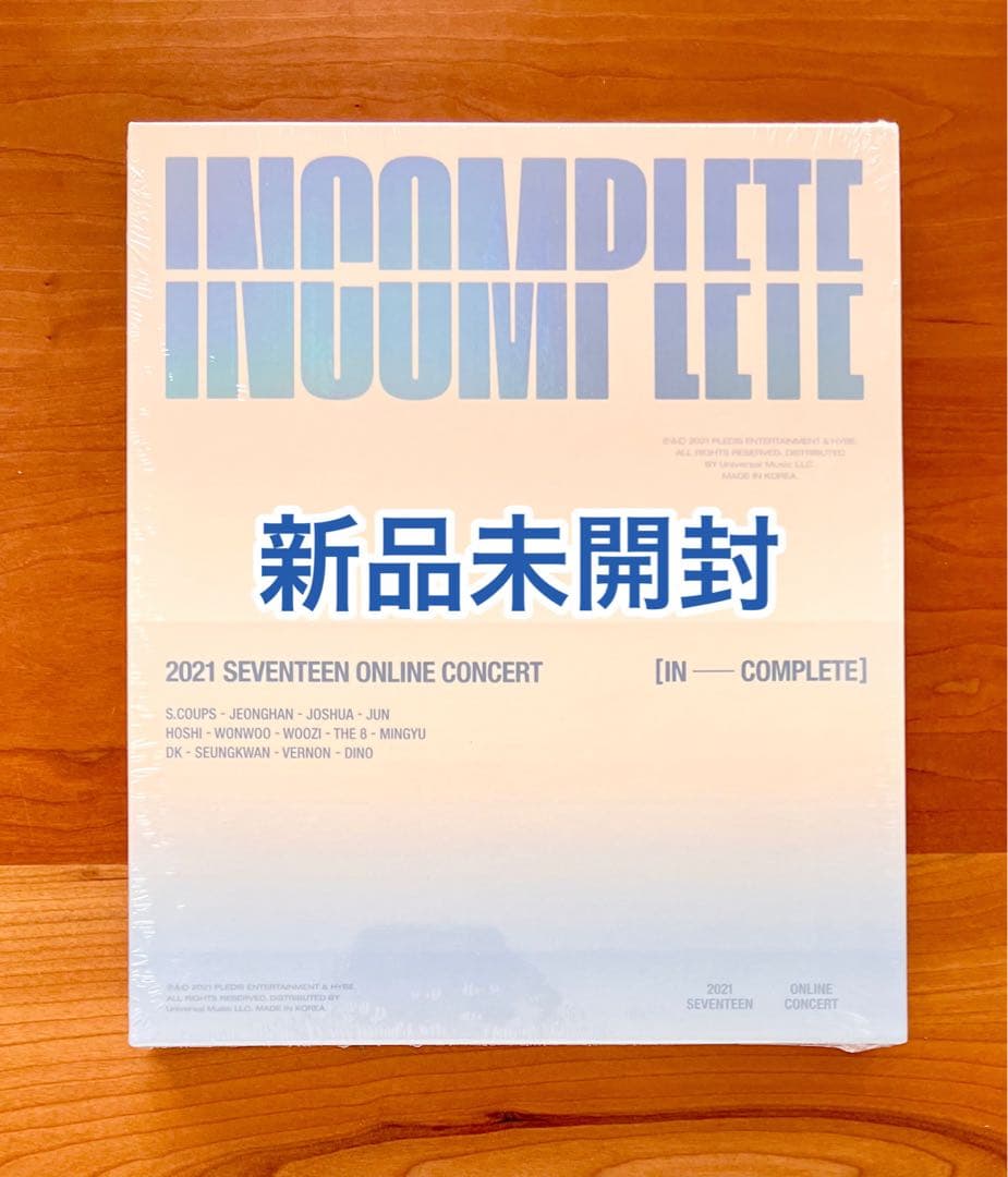 SEVENTEEN incomplete Blu-ray 新品未開封 日本盤
