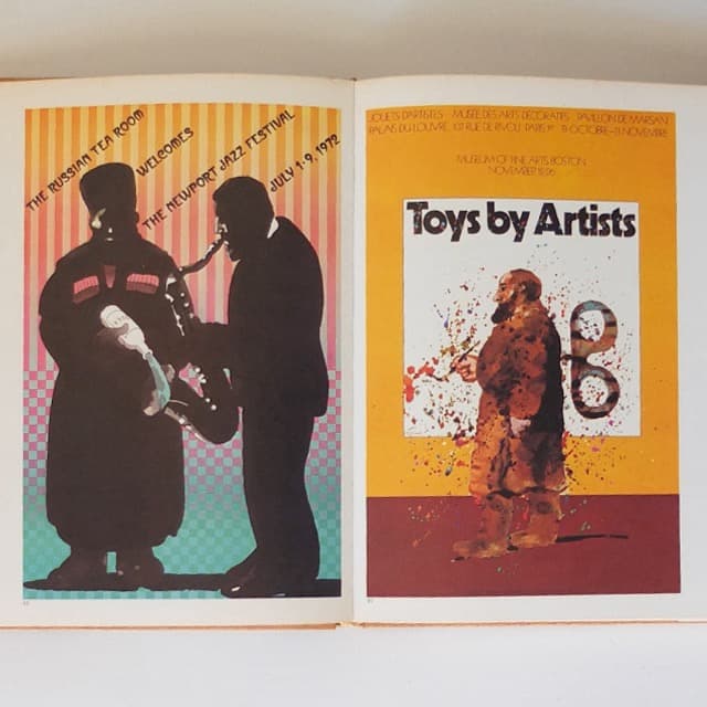 ミルトン・ グレイザー作品集+The Push Pin Style　2冊セット