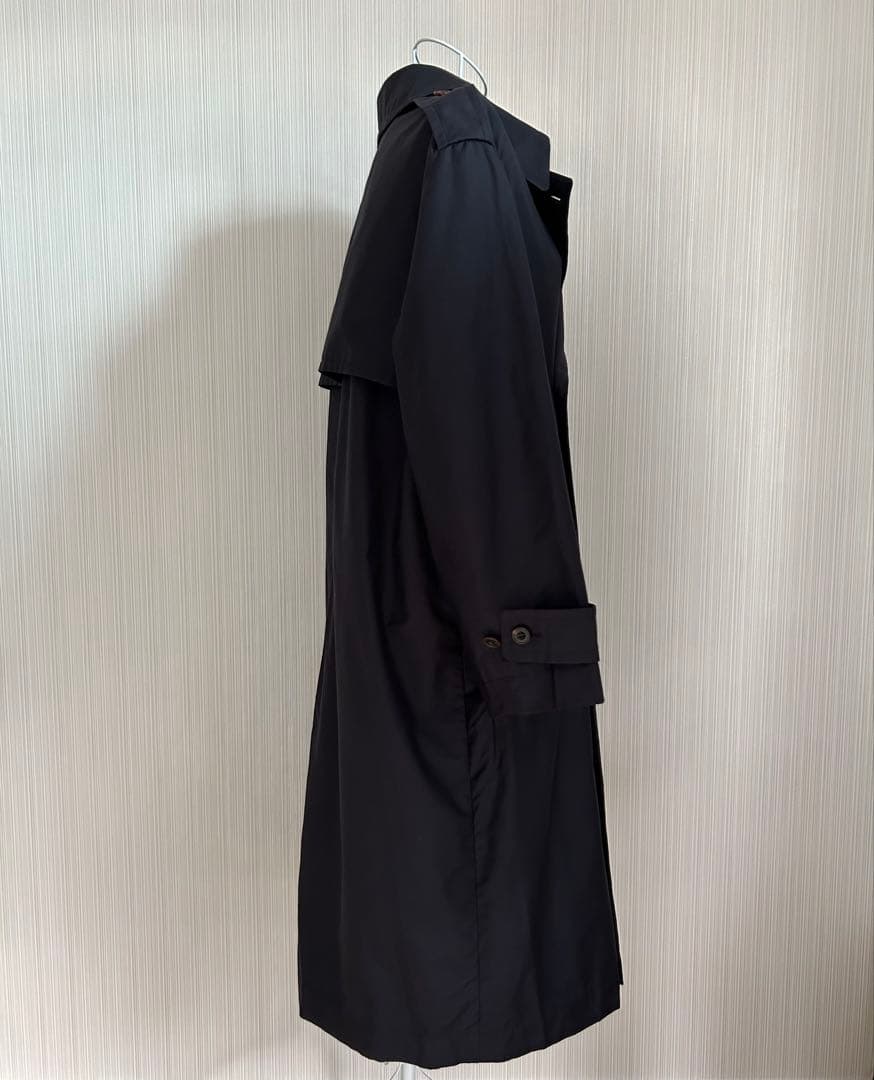 未使用タグ付 23区 ダブルブレスト トレンチコート 大きめ 48 ネイビー