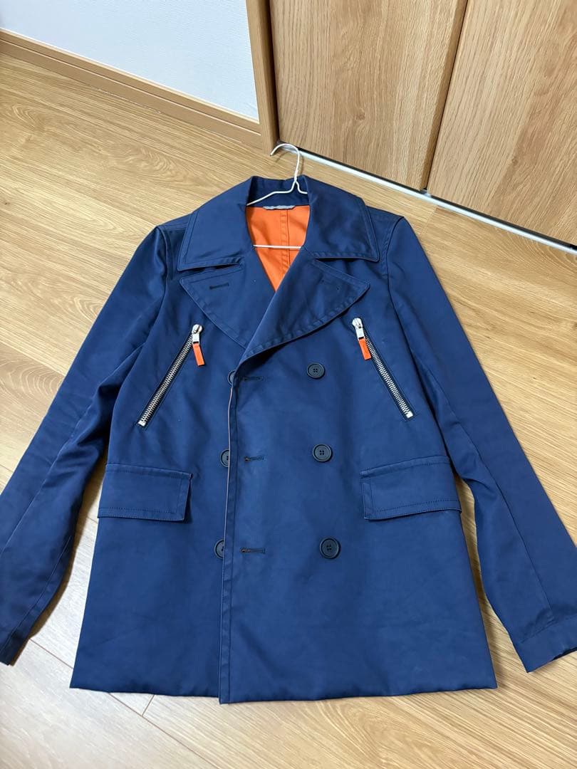 Dior homme コート 44 ネイビー クリス期