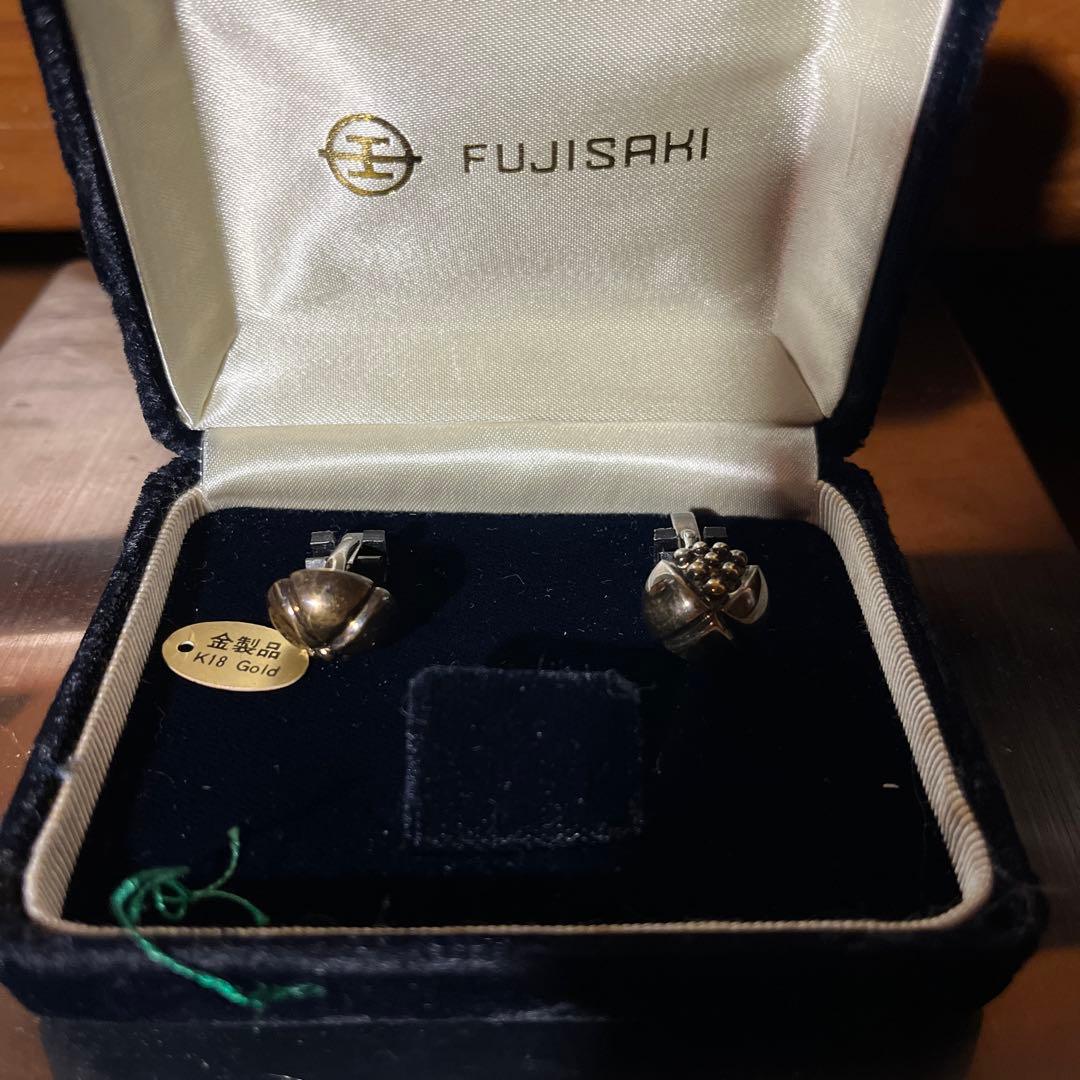 k18刻印　金無垢カフス　8.5g