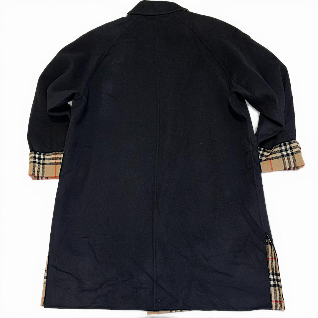BURBERRY カシミヤ ノバチェック 金ボタン 2XL ウールコート