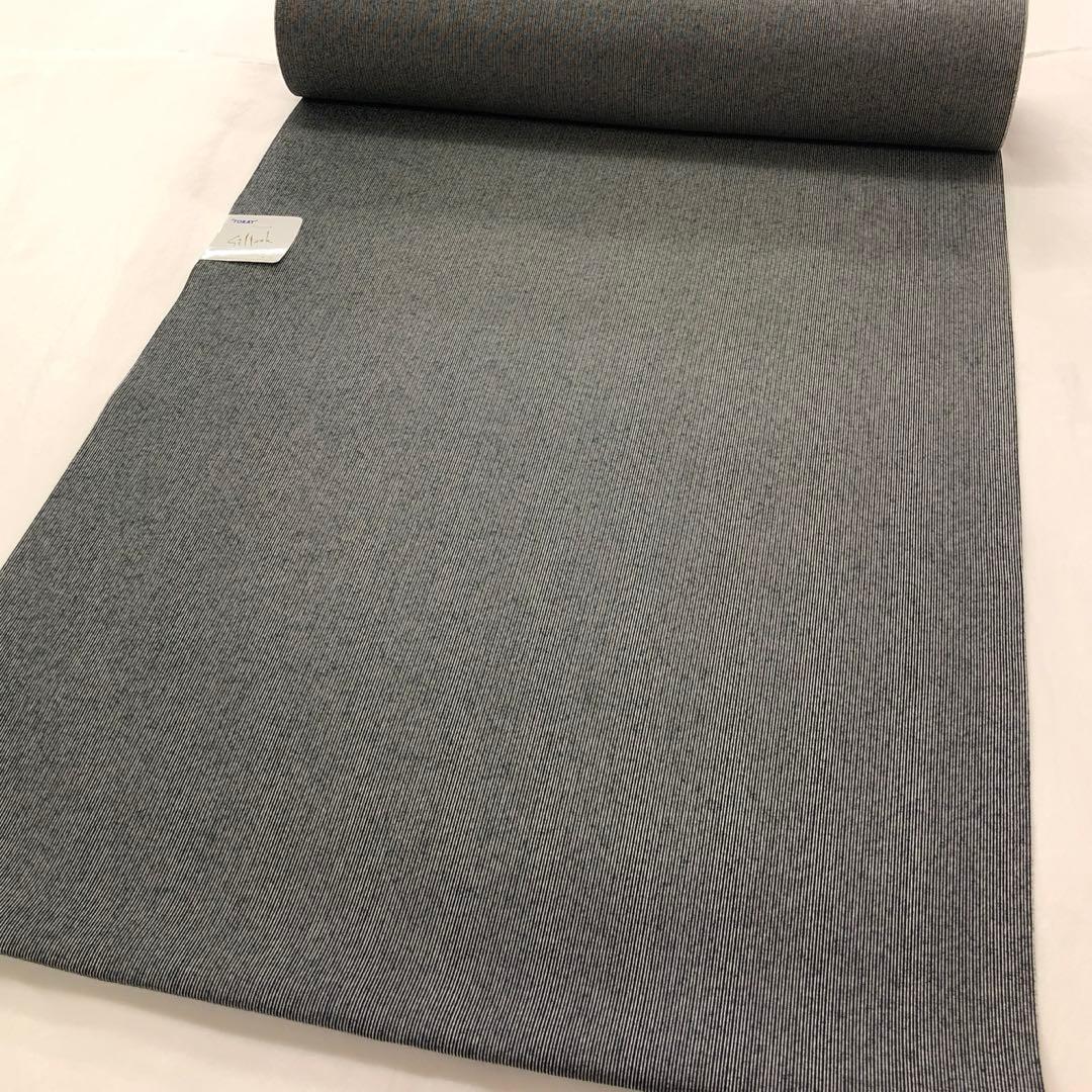 新品 東レ シルック 小紋 反物 江戸小紋 万筋 黒 グレー 2519