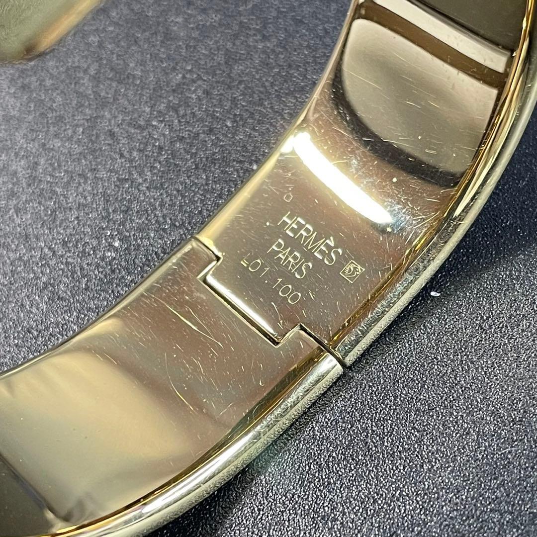 【可動 正規品】エルメス ロケ バングルウォッチ 腕時計 ゴールド 七宝焼き