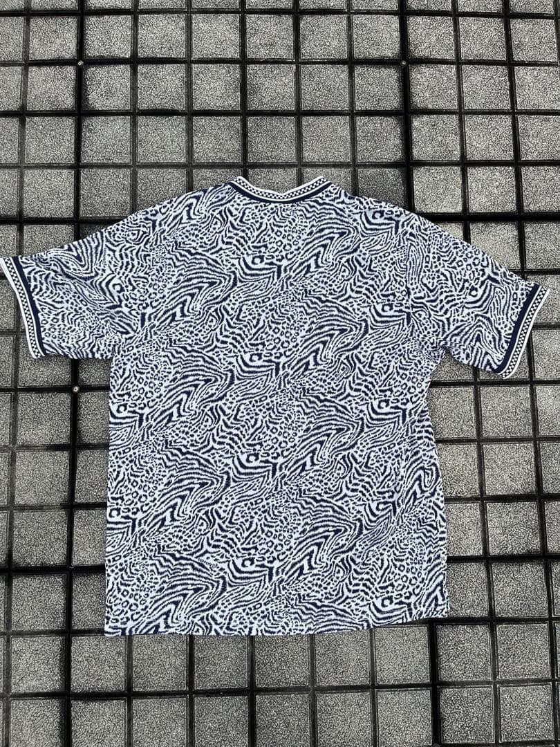 Supreme × Umbro ゲームシャツ ネイビー 豹柄 完売品