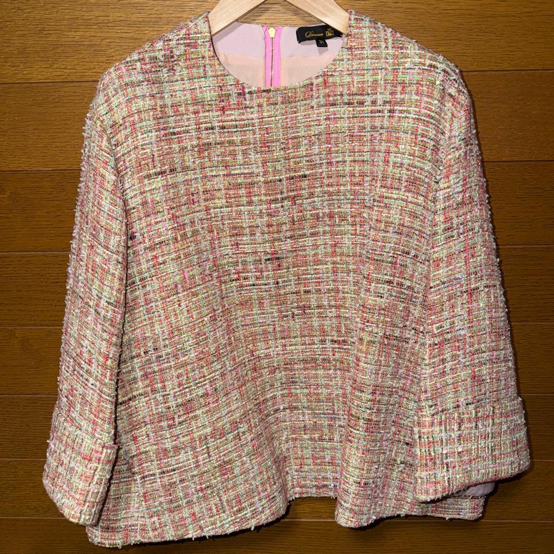 drawer ツイード 38 ピンク系