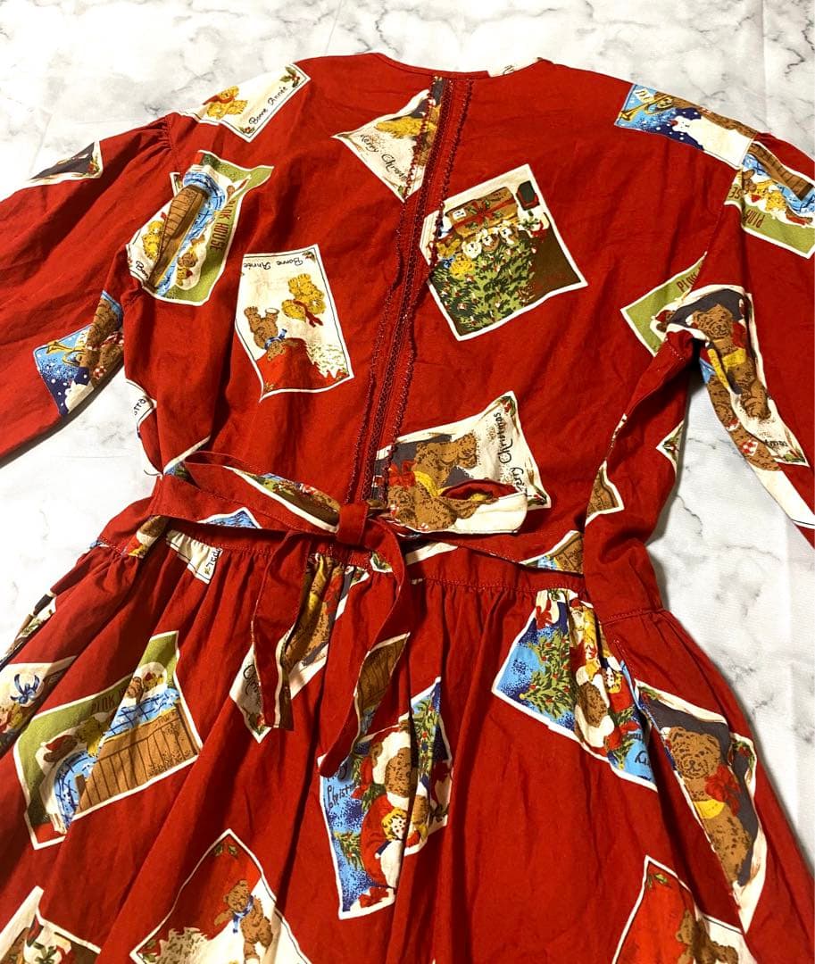 ✨baby pink house✨ワンピース＋ジャンスカ♡ くまさんクリスマス✨