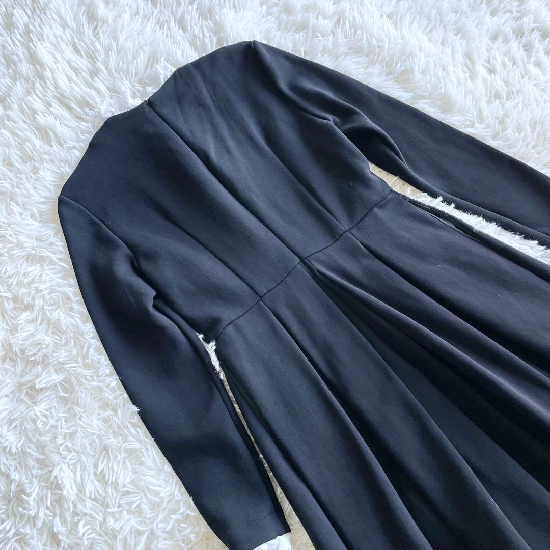 美品✨現行✨ツルバイマリコオイカワ　ワンピース　レースカラー　長袖　フリル　36