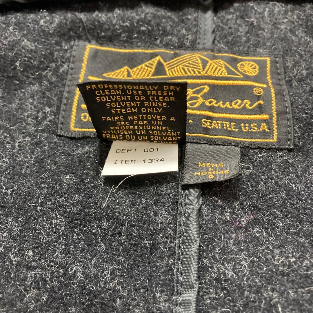 Eddie Bauer ウールコート 80s 黒タグ アメリカ製 ダッフル