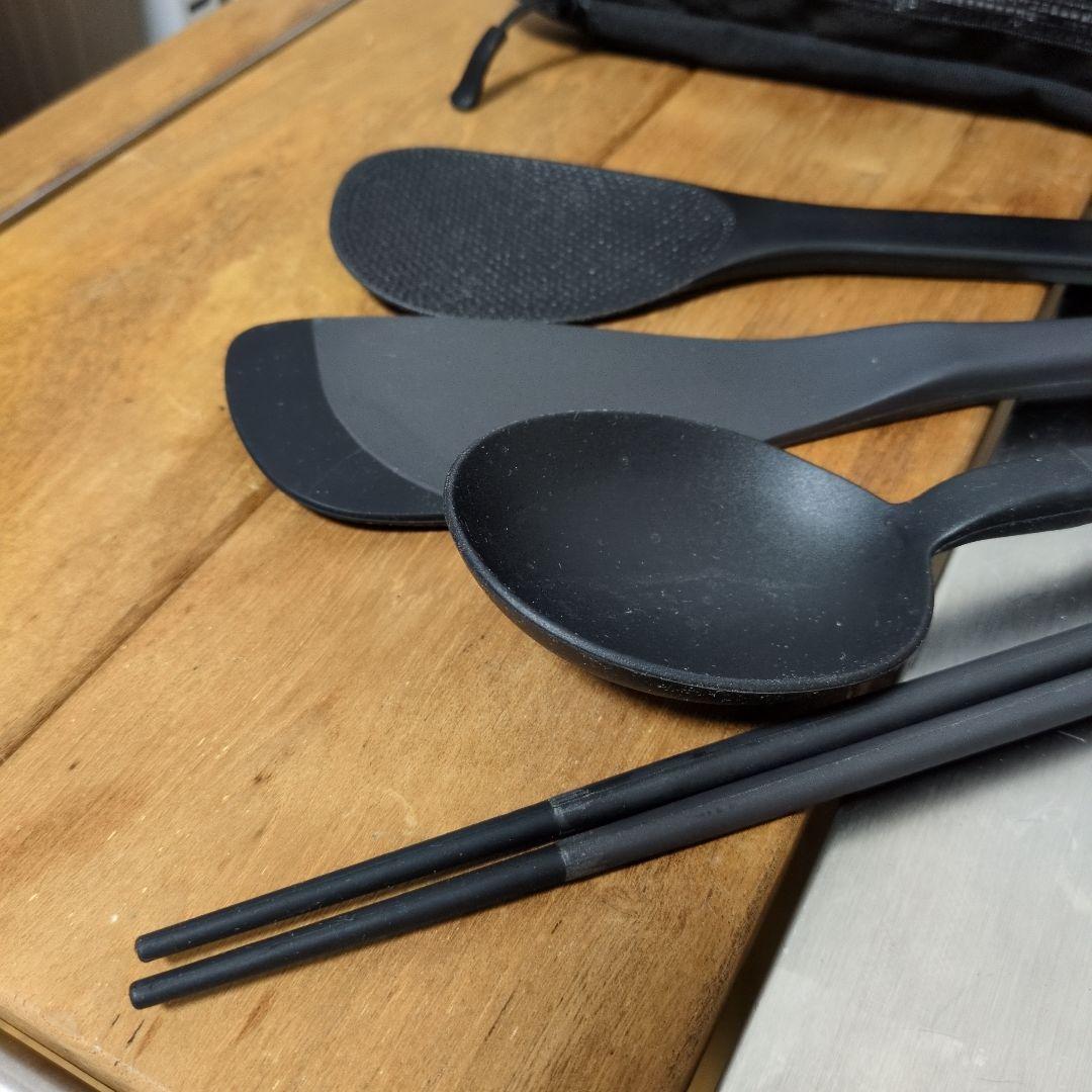 処*分様 peak キッチンツール4点セット　メッシュケース付き