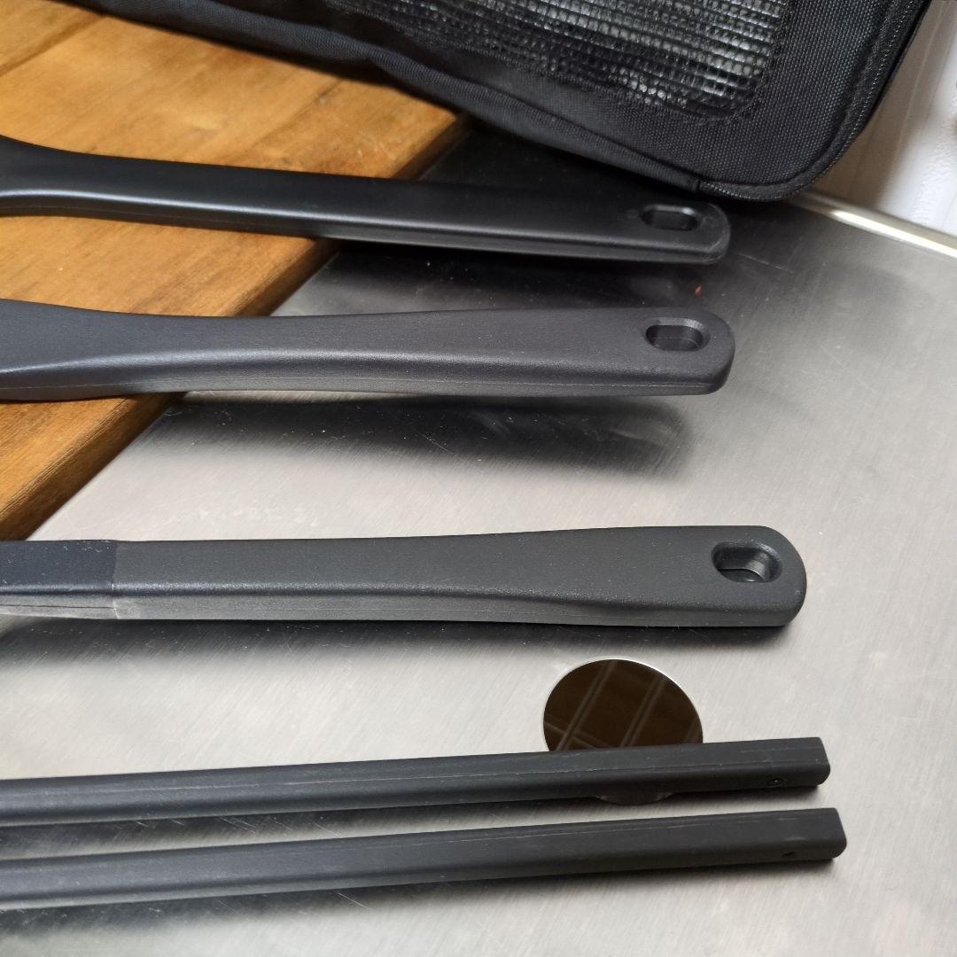 処*分様 peak キッチンツール4点セット　メッシュケース付き