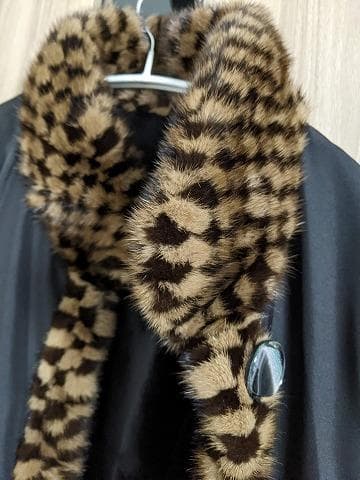 A893　シェアードウィーゼル　ミンク　毛皮　リバーシブル　リアルファーコート