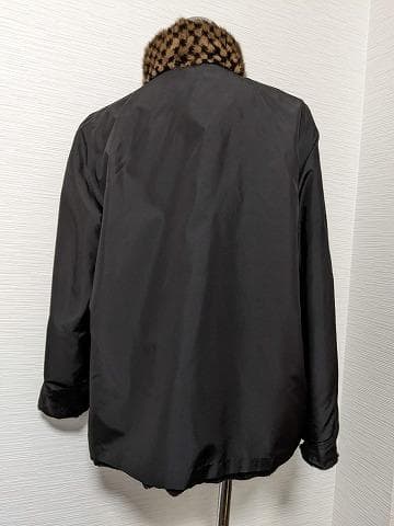 A893　シェアードウィーゼル　ミンク　毛皮　リバーシブル　リアルファーコート