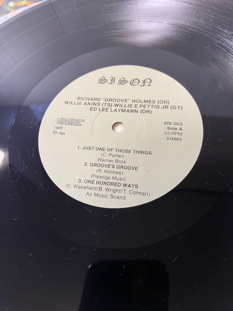 ジャズLP リチャード・グルーヴ・ホルムズ　スウェディッシュ・ララバイ