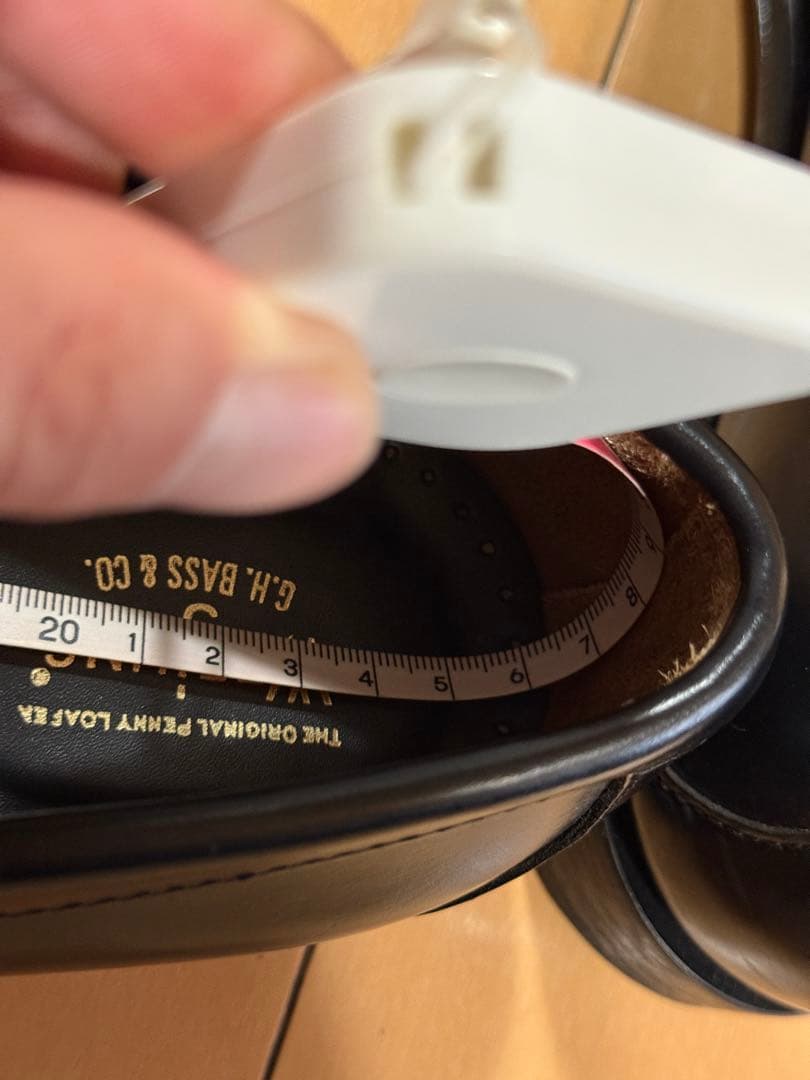 ghbass WEEJUNS ローファー白/黒 レザー 26.5cm　箱無し