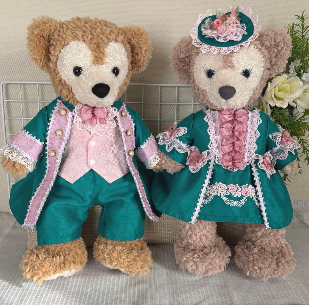 RGダッフィー シェリーメイペアコスチューム（ハンドメイドぬいぐるみ服）