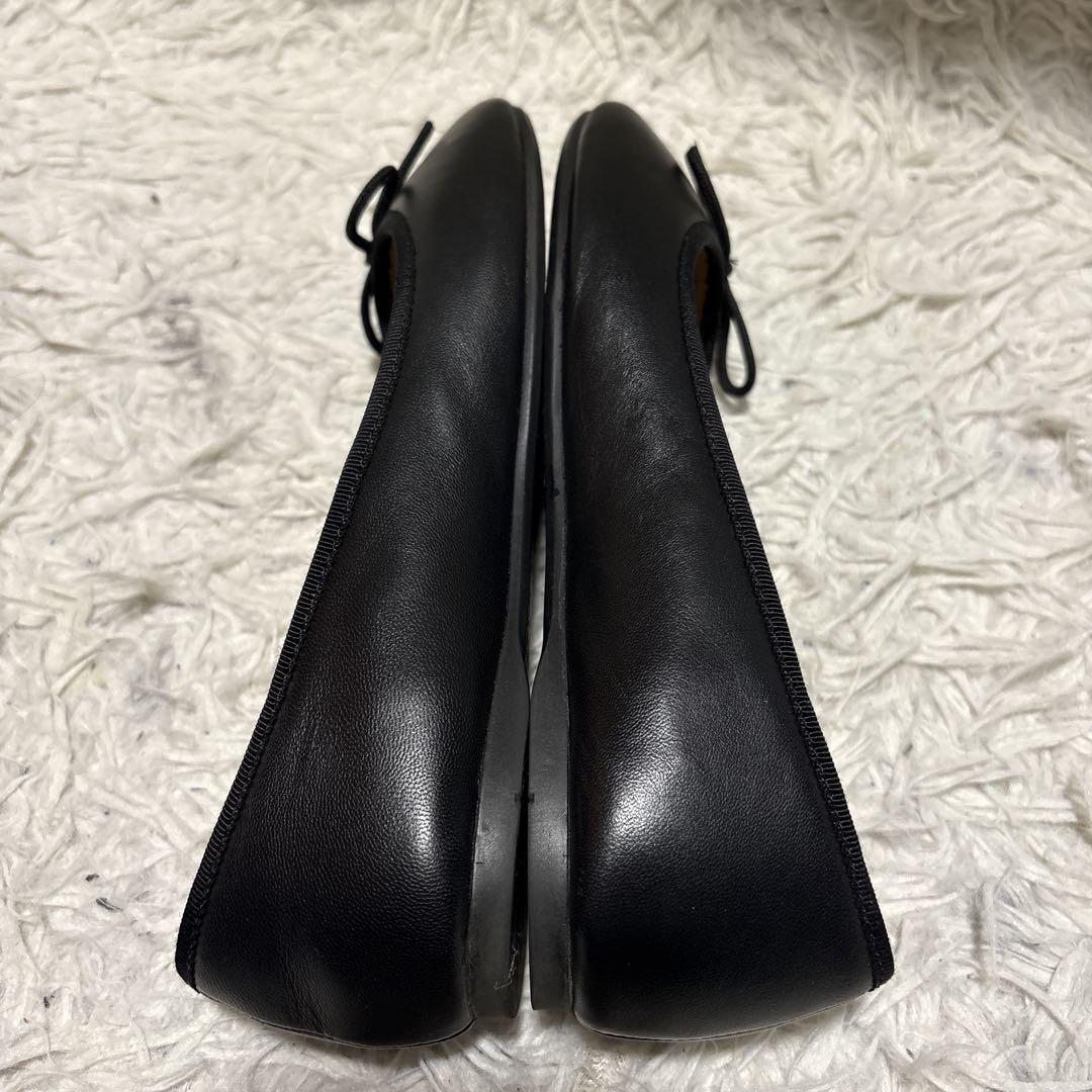 COACH コーチ バレエシューズ フラットシューズ 黒 5C レザー