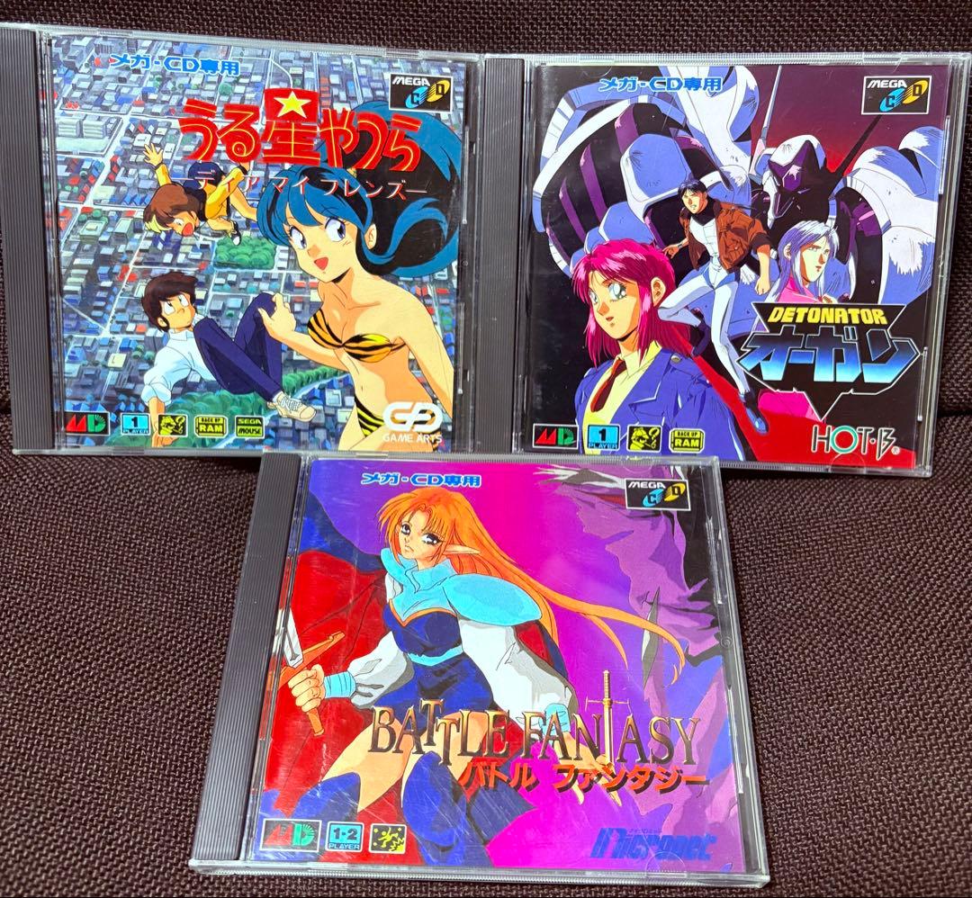 メガドライブ　メガCDソフト　3本セット
