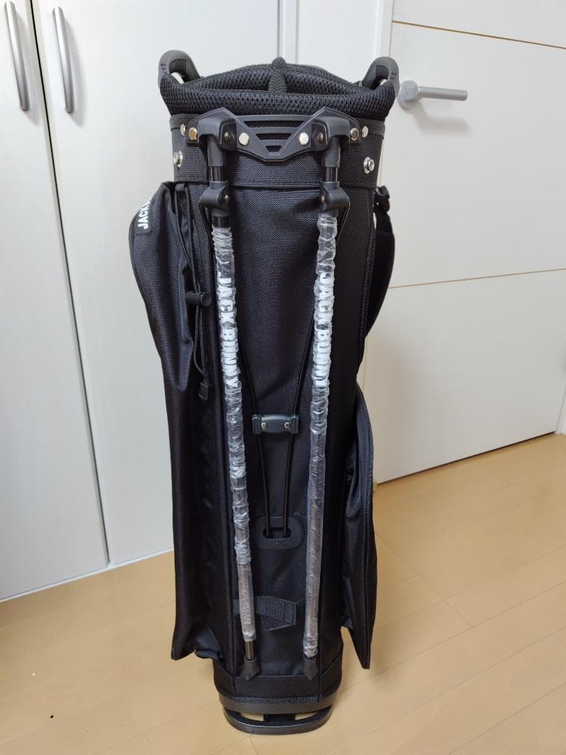 【新品】ジャックバニー スタンドキャディバッグ ブラック
