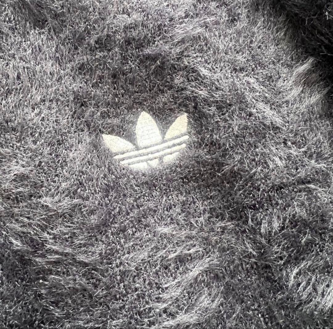 【adidas】アディダス フェイクモヘヤ クラシック トラックジャケット 黒